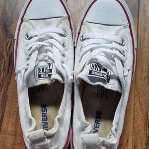 slip on white converse